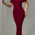 Bex Midi Dress - Burgundy - Image 6