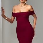 Bex Midi Dress - Burgundy - Image 7