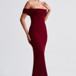 Bex Midi Dress - Burgundy - Image 10