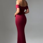 Bex Midi Dress - Burgundy - Image 11