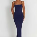 Sanya Maxi Dress - Navy - Image 6