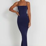 Sanya Maxi Dress - Navy - Image 12