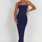 Sanya Maxi Dress - Navy - Image 13