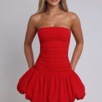 Gemma Mini Dress - Red - Image 7