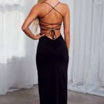 Victoria Maxi Dress - Black - Image 2