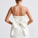 Zoella Mini Dress - Ivory - Image 4