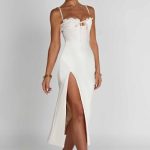 Ardelle Midi Dress - Ivory - Image 4