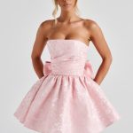 Salome Mini Dress - Blush