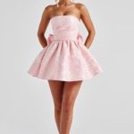 Salome Mini Dress - Blush - Image 2