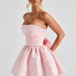 Salome Mini Dress - Blush - Image 5