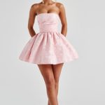Salome Mini Dress - Blush - Image 8
