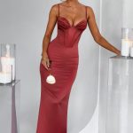 Onika Maxi Dress - Rust - Image 5