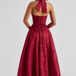 Effie Midi Dress - Red - Image 2