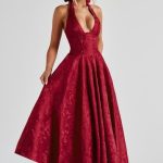 Effie Midi Dress - Red - Image 7