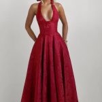 Effie Midi Dress - Red - Image 8