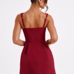Janiyah Mini Dress - Wine - Image 3