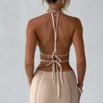 Selena Mini Dress - Cream - Image 2