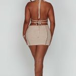 Selena Mini Dress - Cream - Image 5