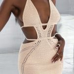 Selena Mini Dress - Cream - Image 6
