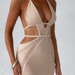 Selena Mini Dress - Cream - Image 24