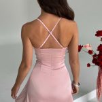Clarise Mini Dress - Blush - Image 3