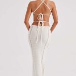 Delia Maxi Dress - White - Image 2