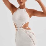 Delia Maxi Dress - White - Image 3