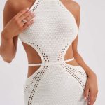 Delia Maxi Dress - White - Image 5