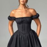 Penelope Mini Dress - Black