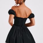 Penelope Mini Dress - Black - Image 3