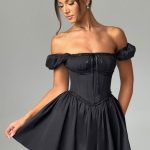 Penelope Mini Dress - Black - Image 5