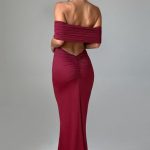 Belinda Maxi Dress - Burgundy