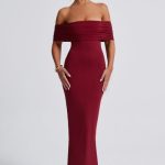 Belinda Maxi Dress - Burgundy - Image 4