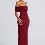 Belinda Maxi Dress - Burgundy - Image 7