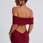 Belinda Maxi Dress - Burgundy - Image 10