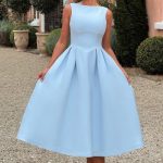 Clarabella Midi Dress - Blue
