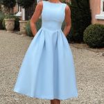 Clarabella Midi Dress - Blue - Image 5
