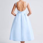 Clarabella Midi Dress - Blue - Image 6
