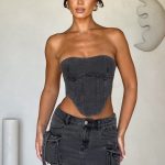 Yasie Corset - Black - Image 9