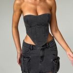 Yasie Corset - Black - Image 11