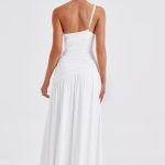 Claudia Maxi Dress - White - Image 7