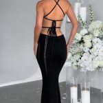 Delia Maxi Dress - Black - Image 5