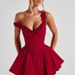 Elva Playsuit - Red - Image 2