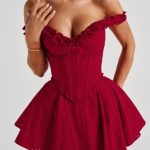 Elva Playsuit - Red - Image 4