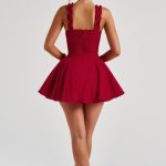 Elva Playsuit - Red - Image 8