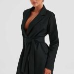 Heather Suit Dress - Black - Image 9