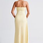 Zafira Maxi Dress - Lemon - Image 3