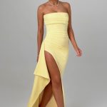 Zafira Maxi Dress - Lemon - Image 6