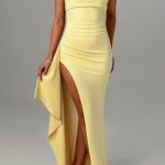 Zafira Maxi Dress - Lemon - Image 7