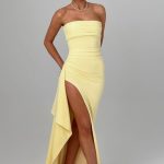 Zafira Maxi Dress - Lemon - Image 9